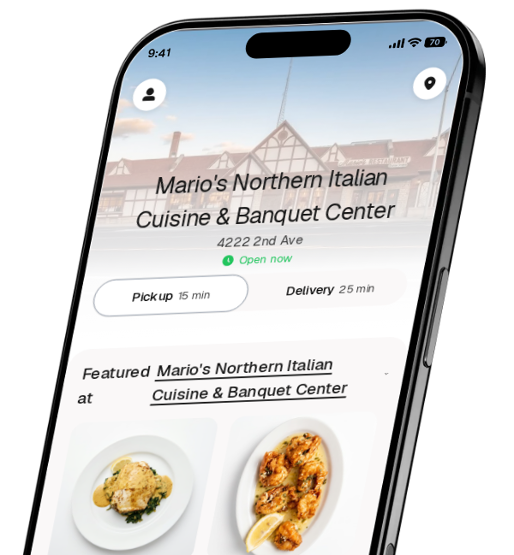 Mario's Northern Italian Cuisine & Banquet Center app preview