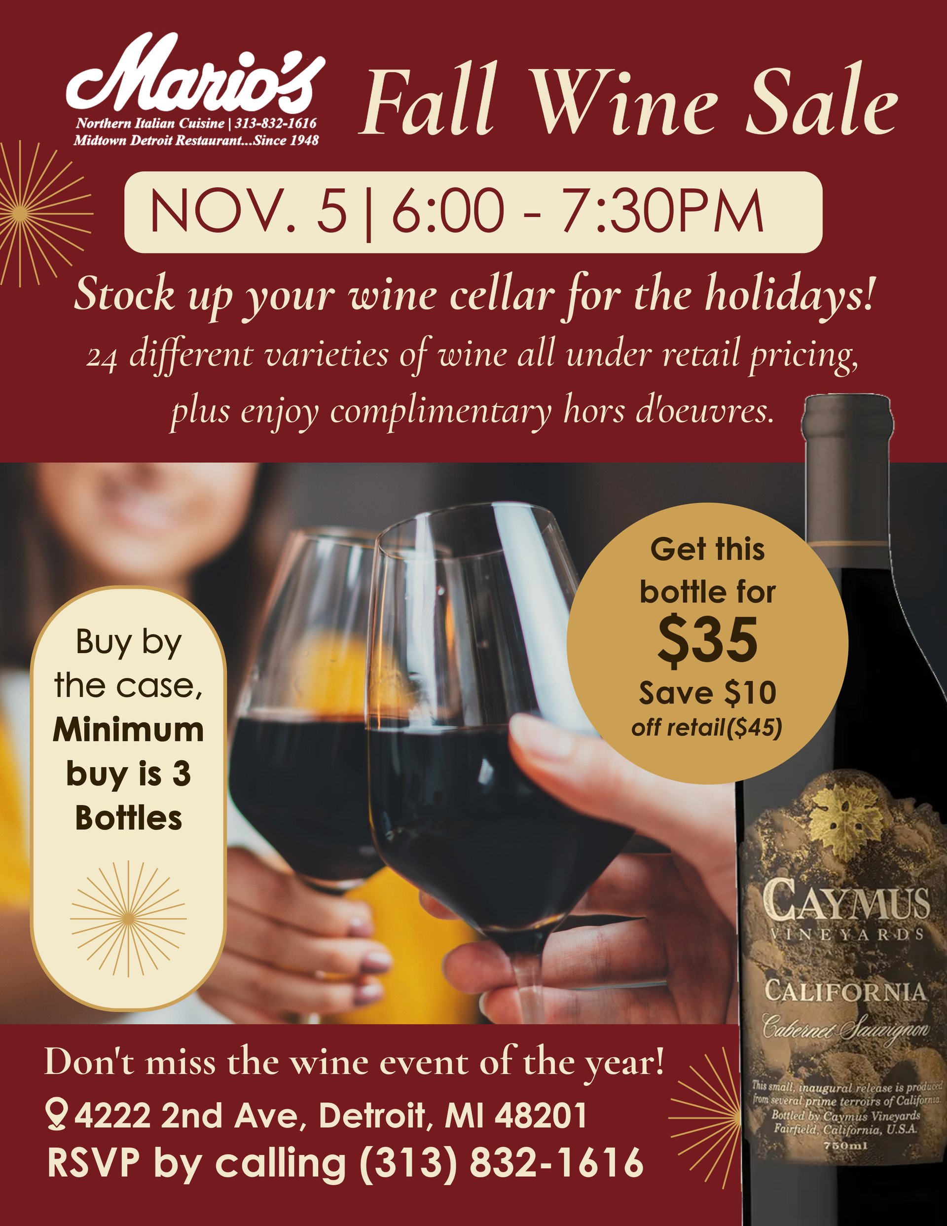 Fall Wine Sale