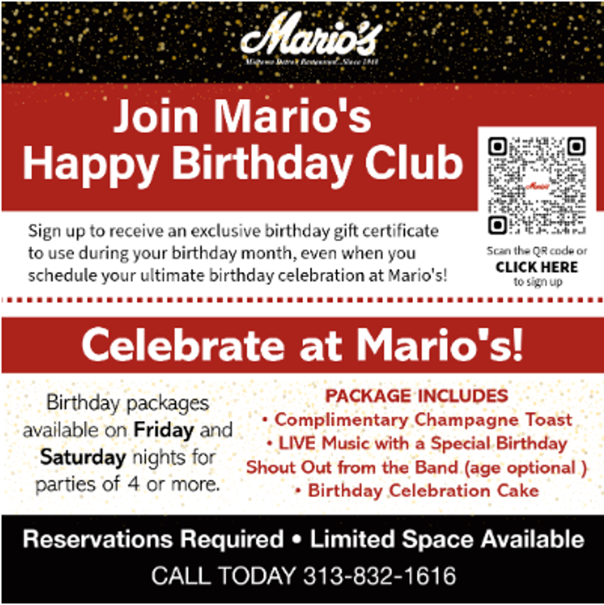 Join Mario's Happy Birthday Club!