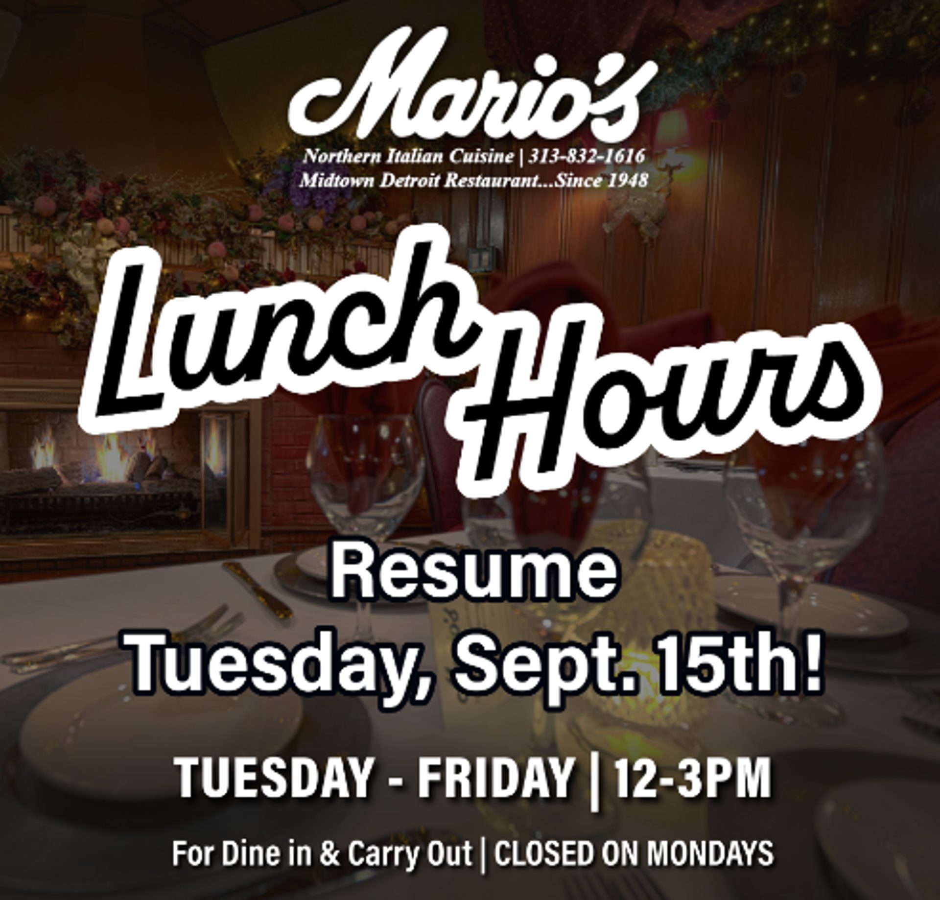 Mario's Lunch Hours