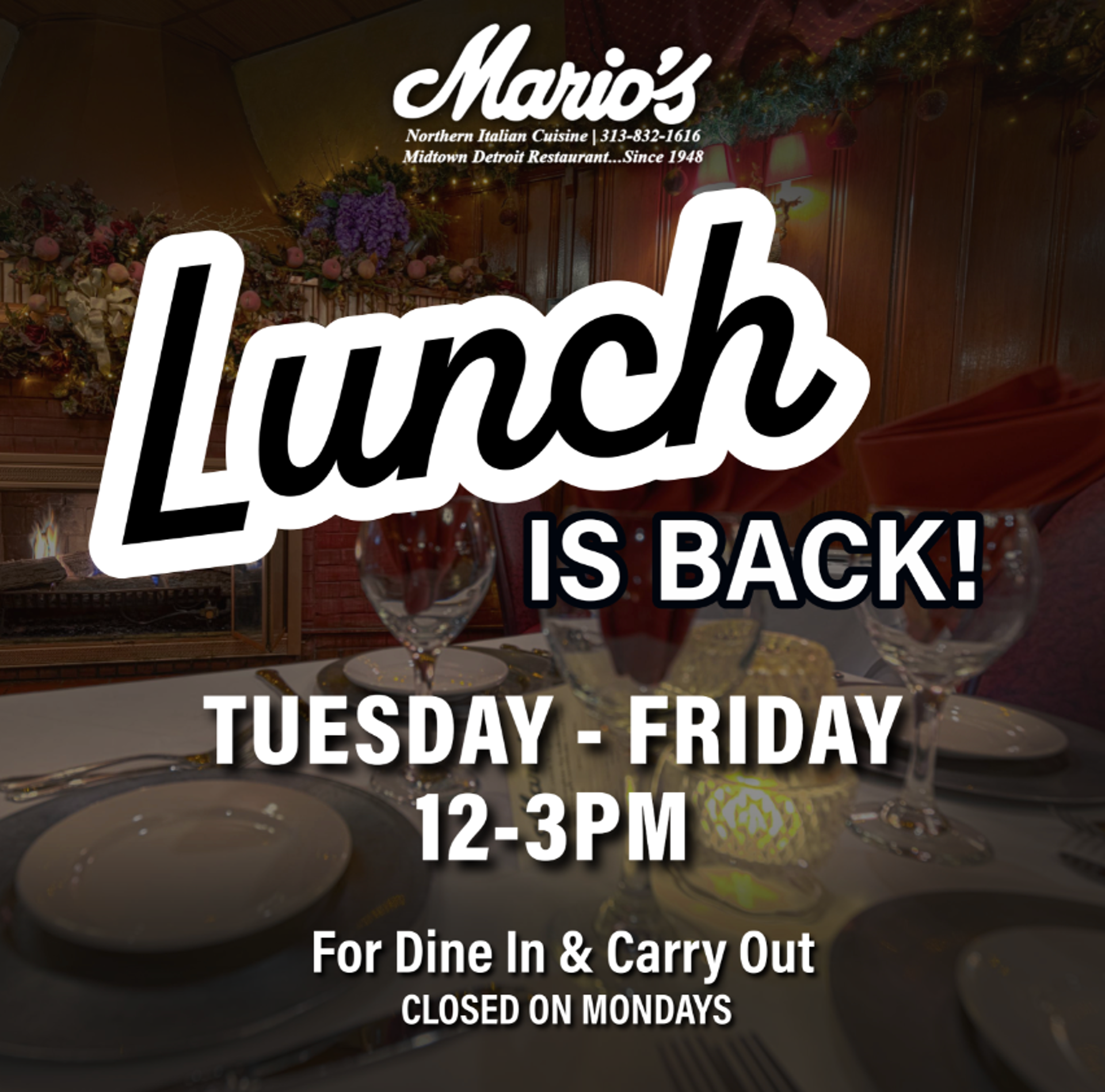 Mario's Lunch Hours