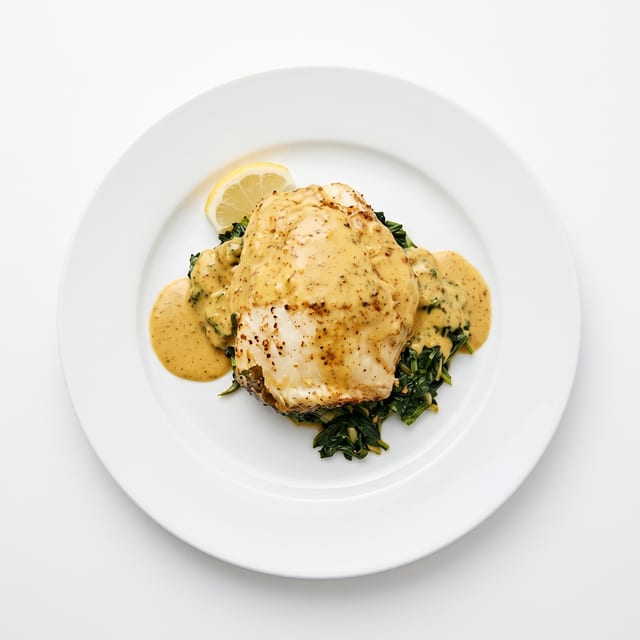 Broiled Sea Bass.