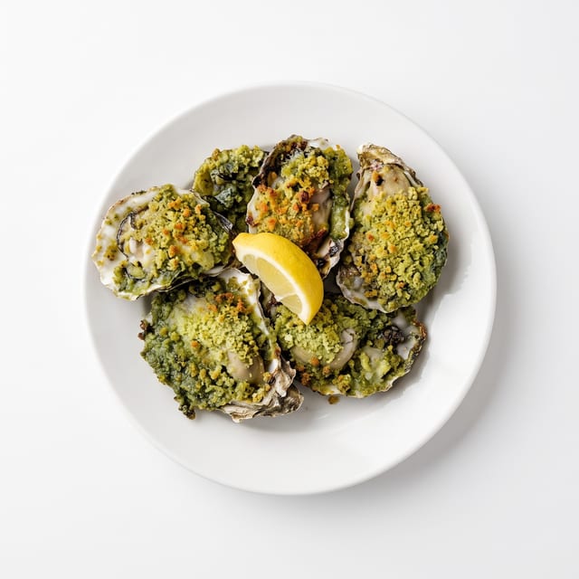 Oysters Rockefeller.