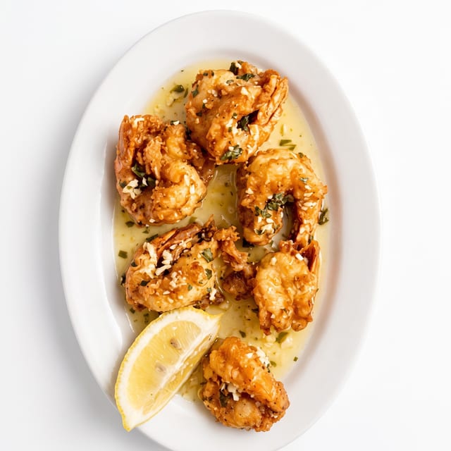 Shrimp Scampi Appetizer.